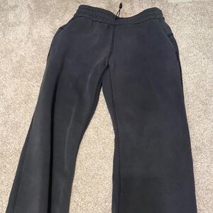 black lululemon sweat joggers